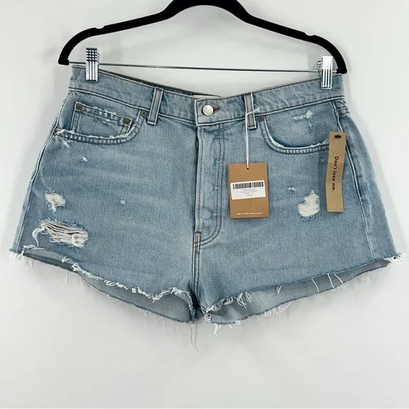 Reformation NWT Dixie High Rise Jean Shorts in Skye size 30 - Picture 3 of 9